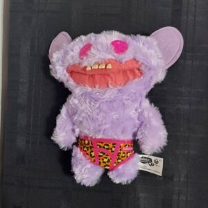 Fuggler Funny Ugly Monster Budgie Edition #34 NIB Grin Grin Purple Funny